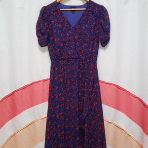 Snow white macys disney collection blue floral dre